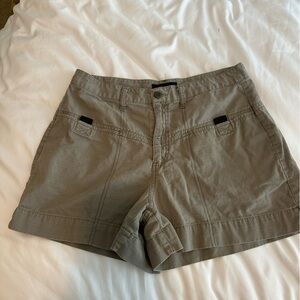 vintage Y2K 90s utility cargo olive green target xhilaration shorts size 28